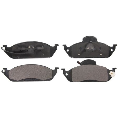 Wagner Brakes Semi-Met Disc Pad Set, Zx760 ZX760